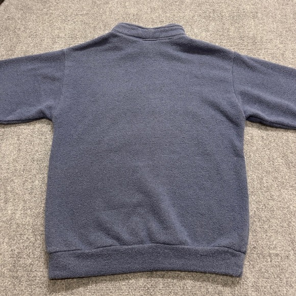 Vintage Virginia Beach 1/4 Navy Sweater USA - Picture 6 of 9